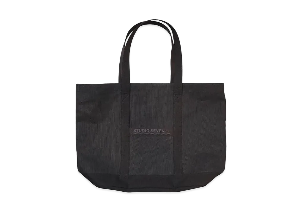 STUDIO SEVEN Canvas Tote Bag "BLACK"
