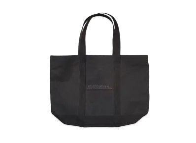 STUDIO SEVEN Canvas Tote Bag "BLACK"
