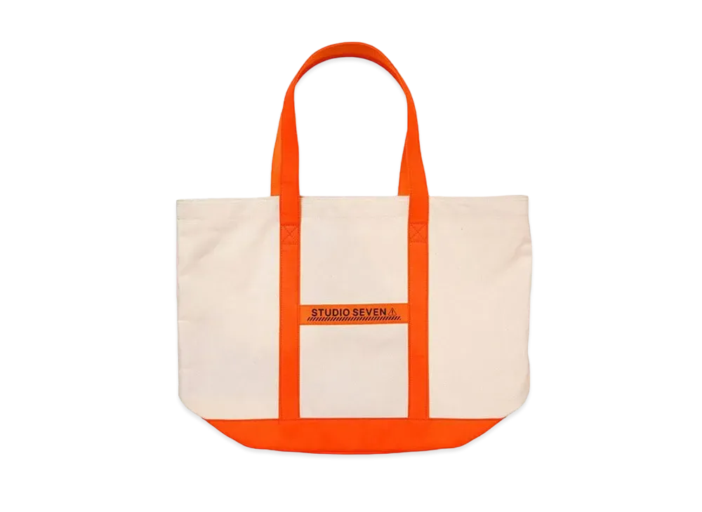 STUDIO SEVEN Canvas Tote Bag "ORANGE"