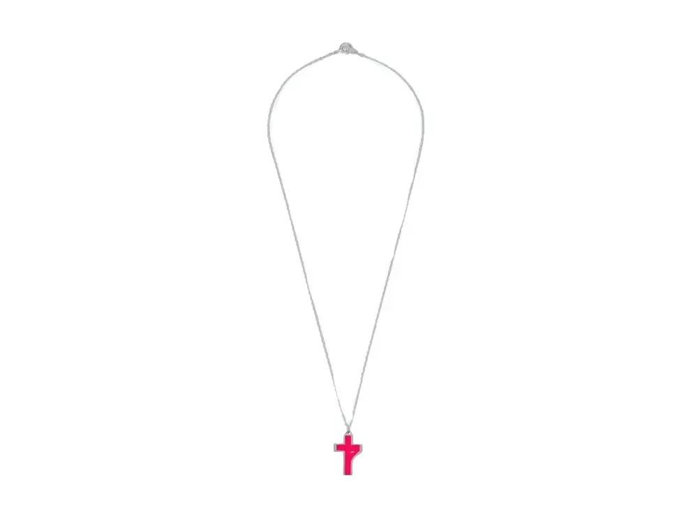 STUDIO SEVEN 7 Cross Necklace "PINK"
