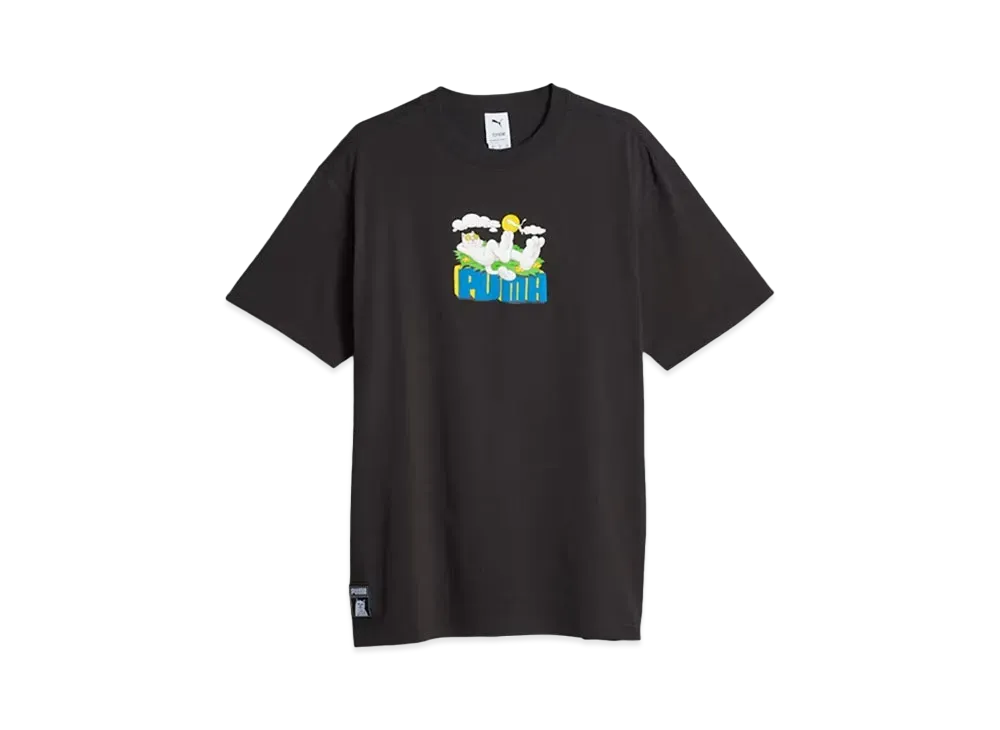 プーマ x リップンディップ グラフィック Tシャツ "プーマ ブラック"