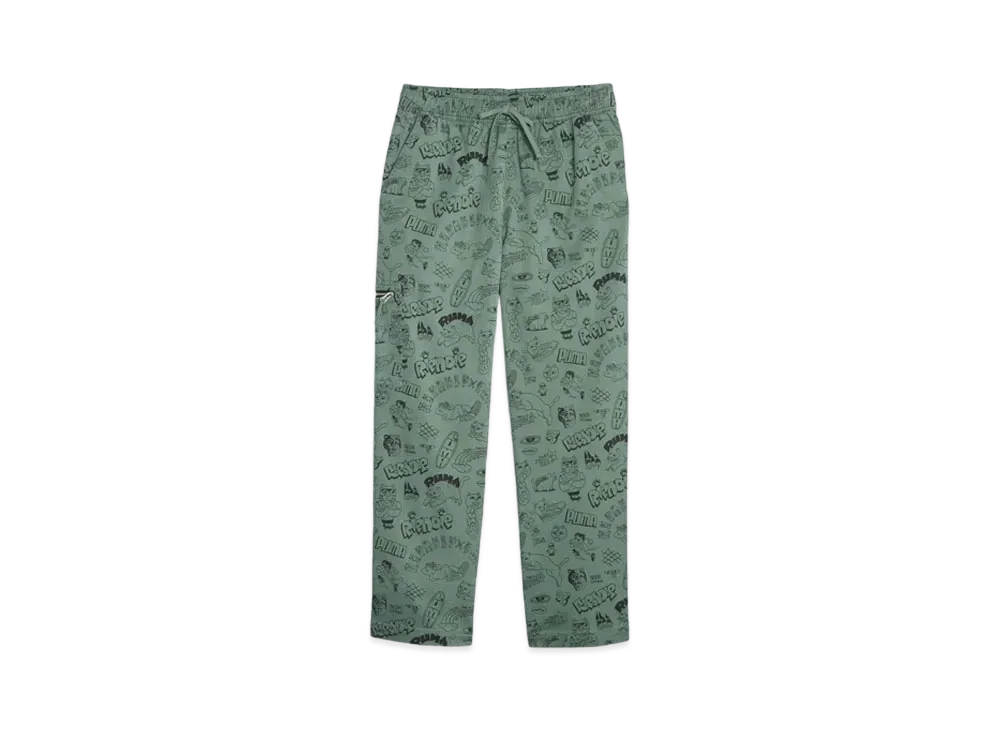 PUMA x RIPNDIP AOP Twill Pants "Eucalyptus"