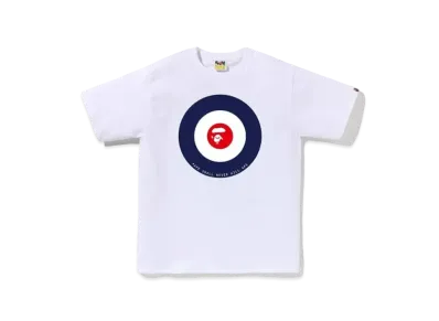 A BATHING APE Ape Target Tee "White"