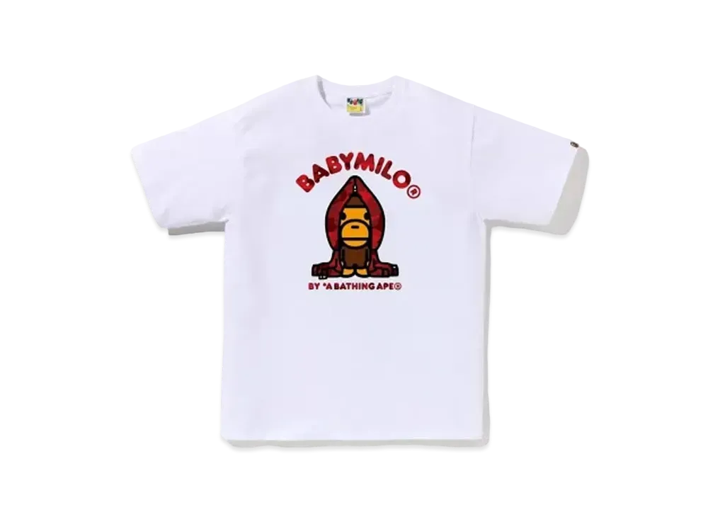 A BATHING APE Baby Milo Tee "White"