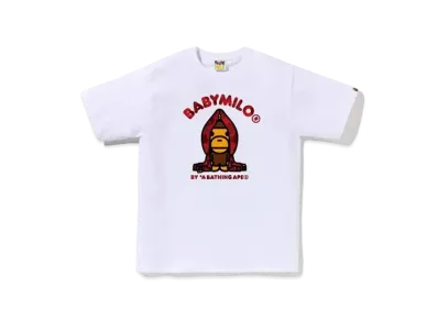 A BATHING APE Baby Milo Tee "White"