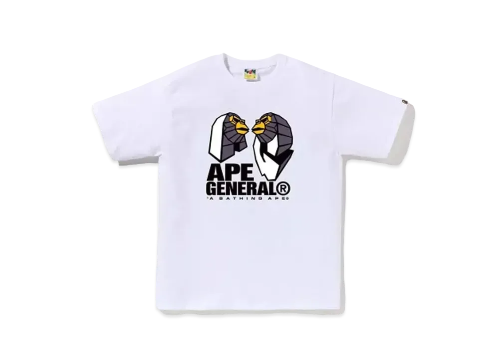 A BATHING APE Ape General Tee "White"