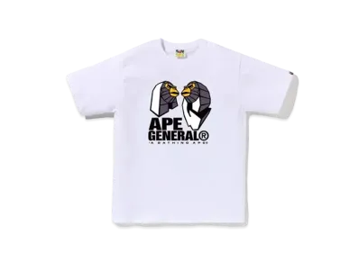 A BATHING APE Ape General Tee "White"