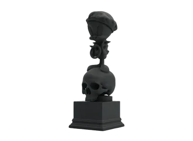 SIVELIA SKULL ON "BIRDY"