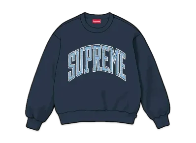 Supreme Inside Out Crewneck "Navy"