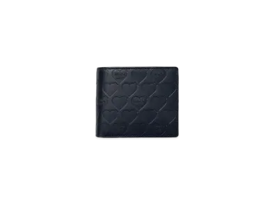 HUMAN MADE Leather Wallet "Navy"