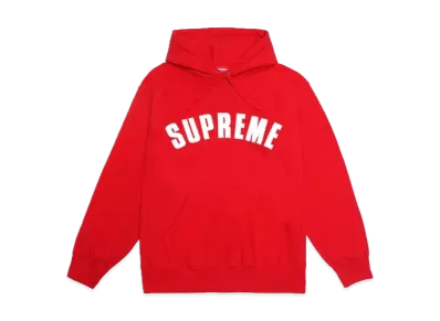 Supreme Pearl Logo Hooded Sweatshirt "Red"