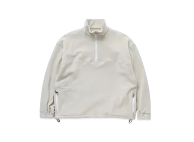 TTT MSW Fleece Pullover Zipup Jacket "Off White"