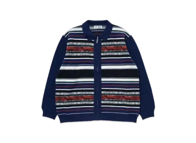 TTT MSW Nordic Zipup Cardigan "Navy"