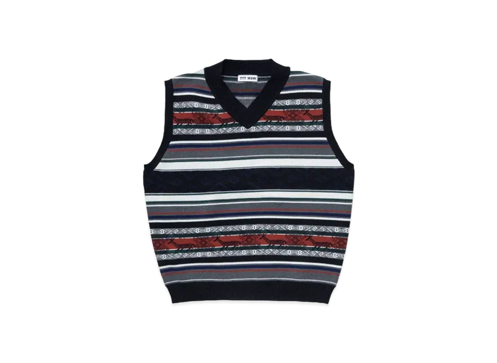 TTT MSW Nordic Knit Vest "Black"