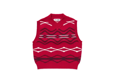 TTT MSW Nordic Knit Vest "Red"