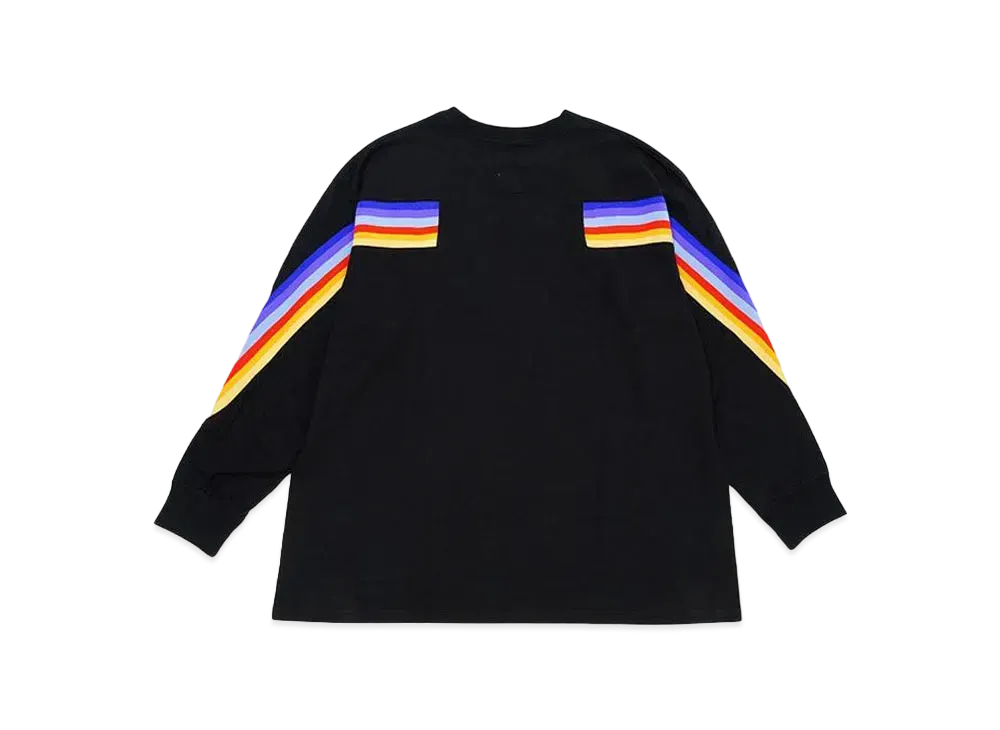 FACETASM RIB LONG SLEEVE TEE "BLACK"