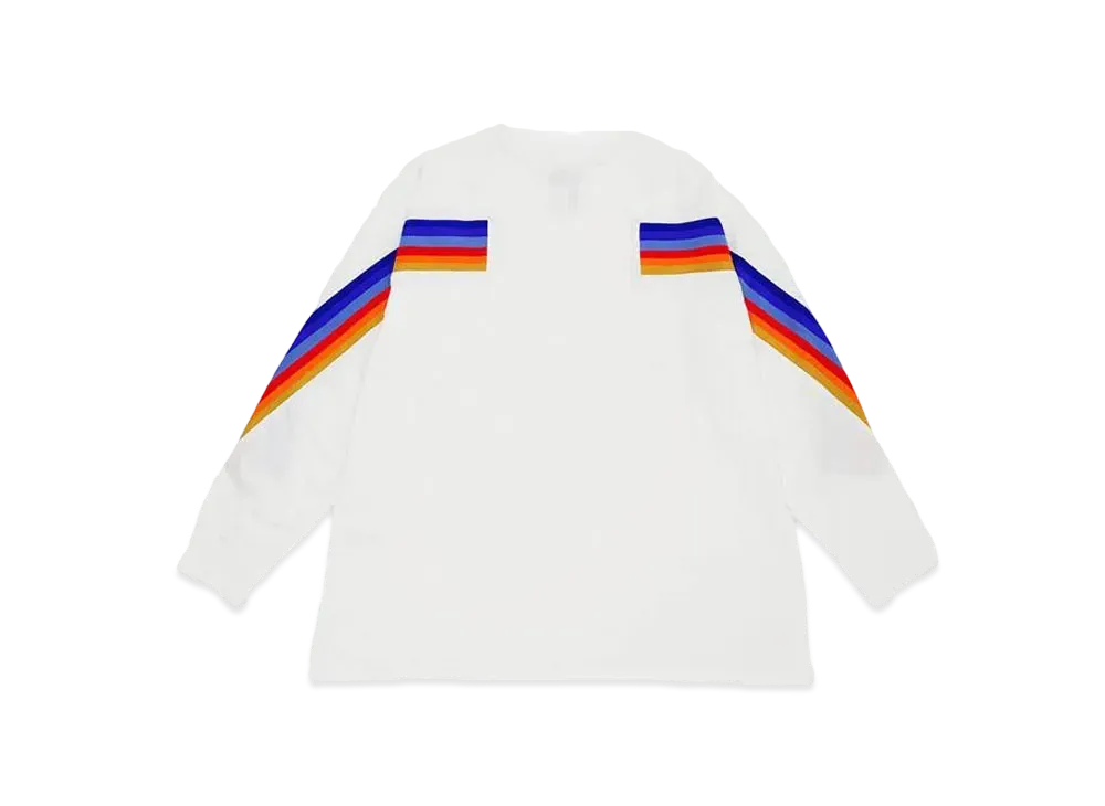 FACETASM RIB LONG SLEEVE TEE "WHITE"