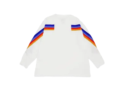 FACETASM RIB LONG SLEEVE TEE "WHITE"
