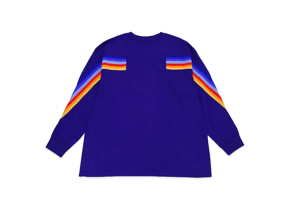 FACETASM RIB LONG SLEEVE TEE "PURPLE"