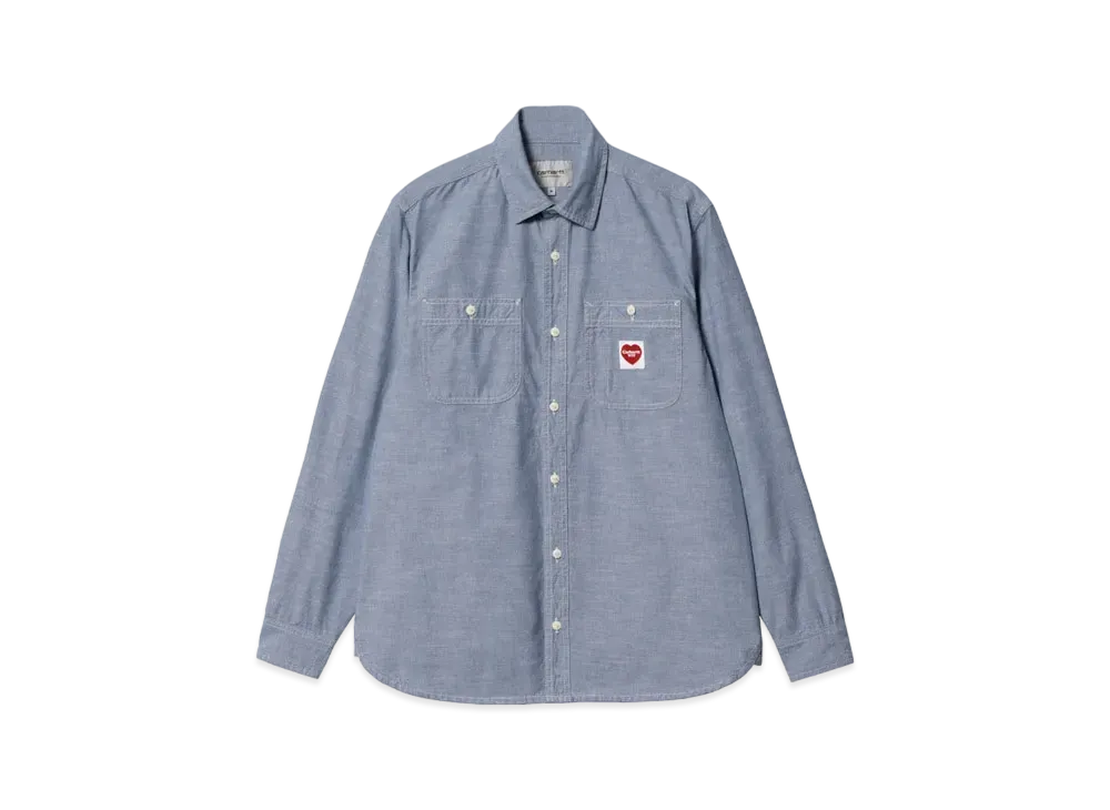 Carhartt L/S Clink Heart Shirt "Liberty Rinsed"