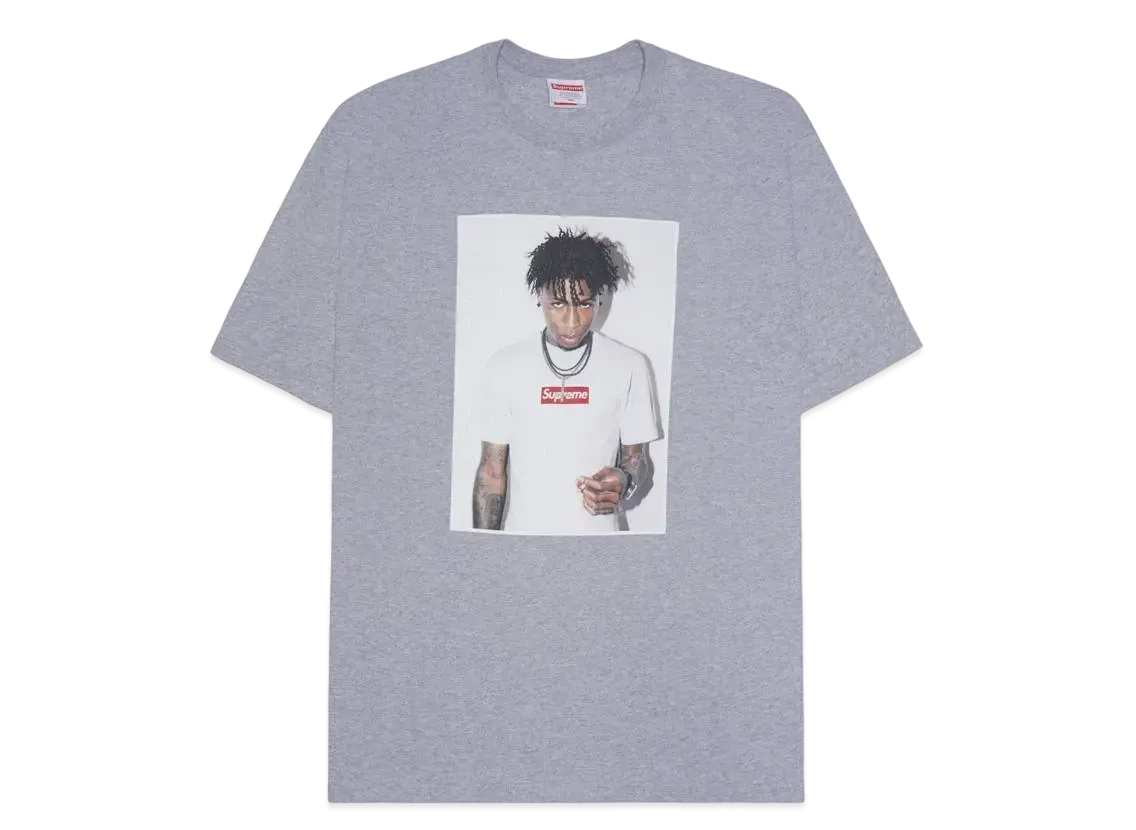 Supreme NBA Youngboy Tee "Heather Grey"