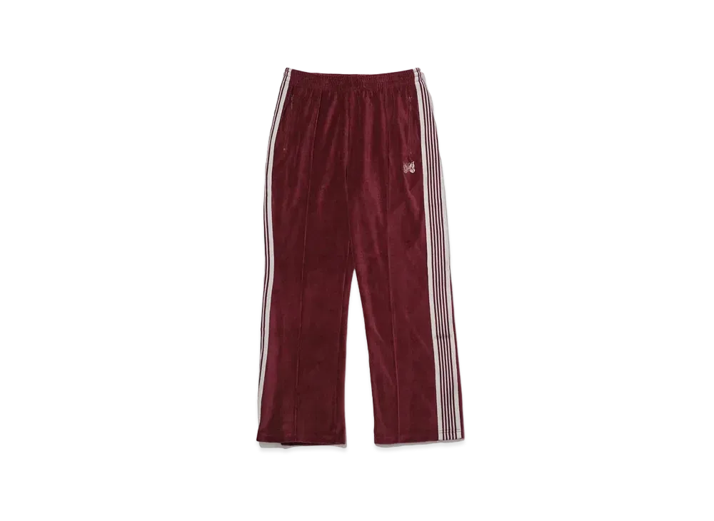 KEBOZ x NEEDLES Velour Track Pant "Burgundy"