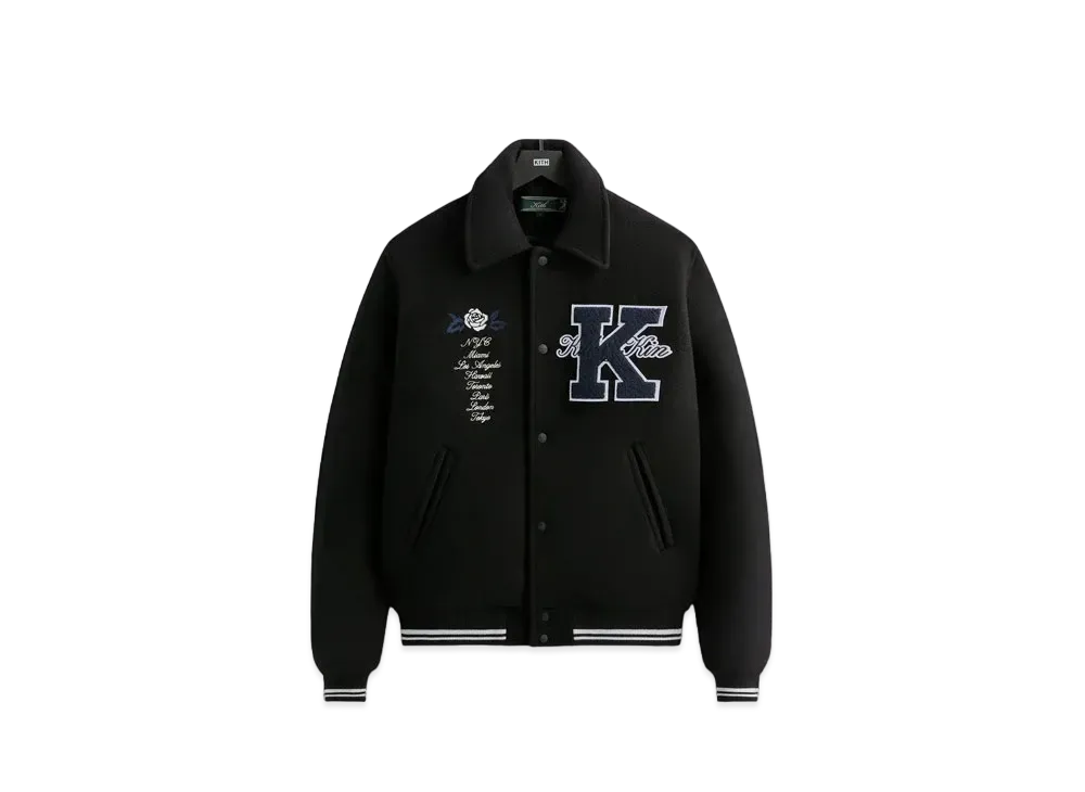 Kith Wool Coaches Jacket "Black"