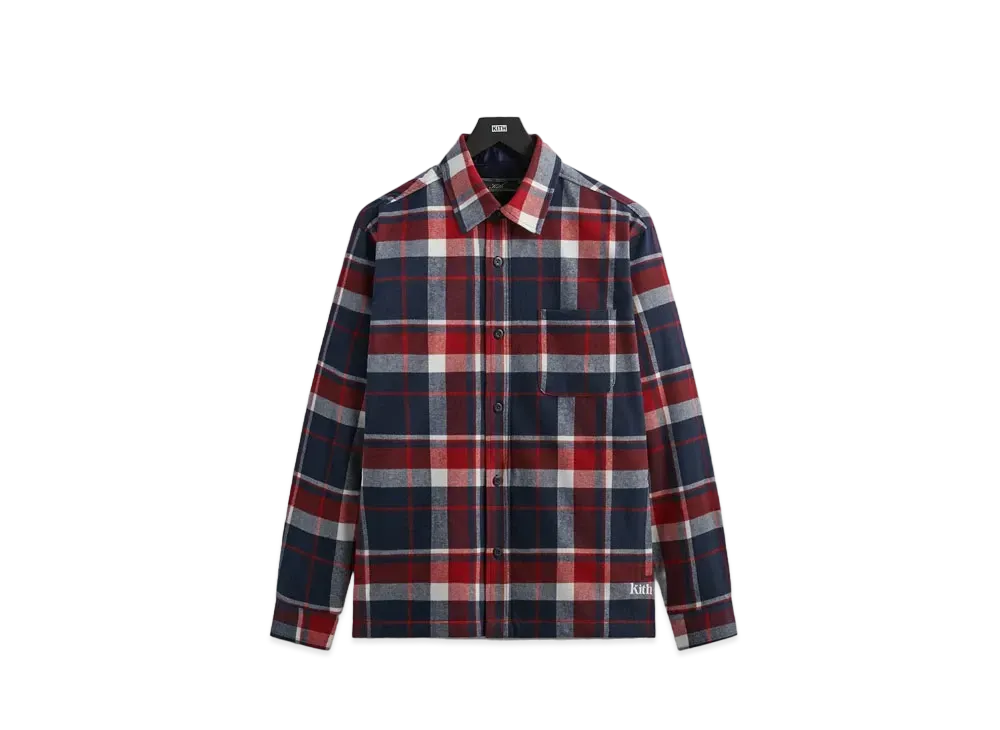 Kith Brushed Flannel Ginza Shirt "Nocturnal"