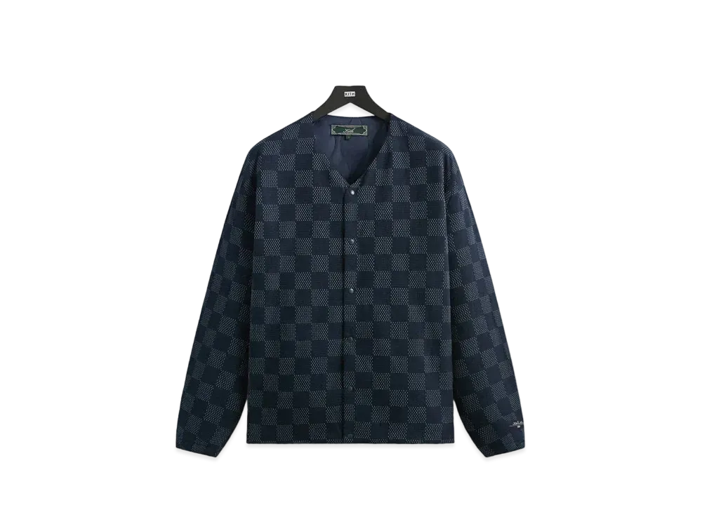 Kith Check Denim Winfield Quilted Liner "Eve"