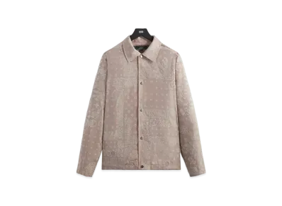 Kith Flocked Deconstructed Bandana Coaches Jacket "Morganite"
