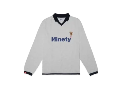 9090 Game Shirt L/S Tee "Heather White"