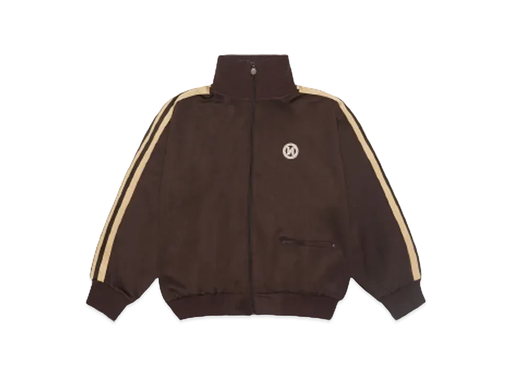 9090 N Logo Simple Track Jacket "Dark Brown"