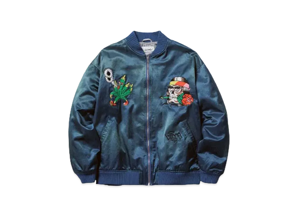 LIONS NYC x F-LAGSTUF-F SOUVENIR JACKET "BLUE"