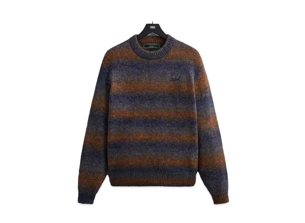 Kith Space Dye Meyer Knit Crewneck "Nocturnal"