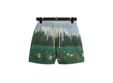 Kith Scenic Fleece Curtis Short "Larimar"