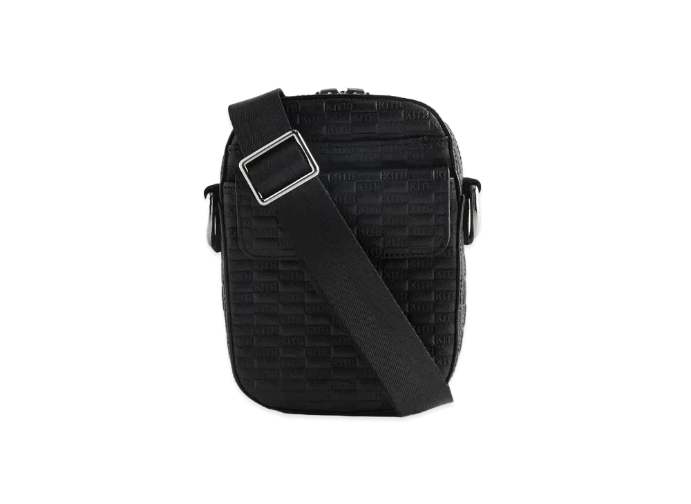 Kith Utility Crossbody in Saffiano Leather "Black"