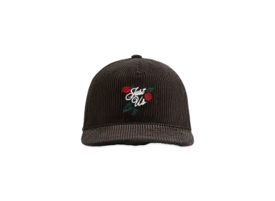 Kith Just Us Corduroy Relaxed Pinch Crown Snapback "Kindling"