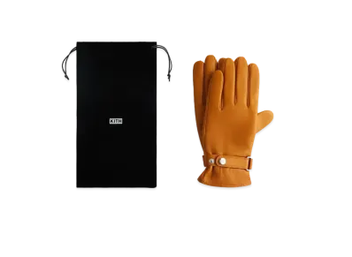 Kith Manhattan Leather Gloves "Desert"
