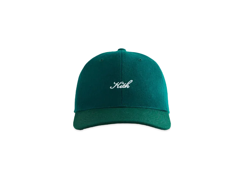 Kith Two Tone Script Logo Wool Scripted Cap "Stadium"