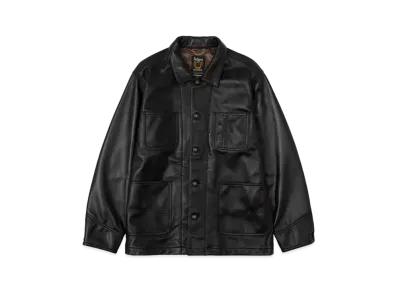 HUF x Schott Leather Jacket "Black"
