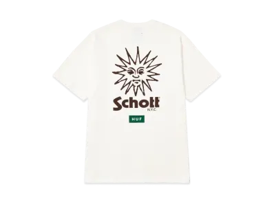 HUF x Schott Tee "White"