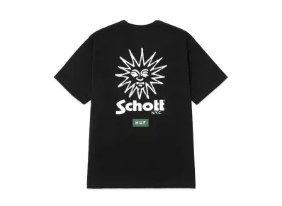 HUF x Schott Tee "Black"