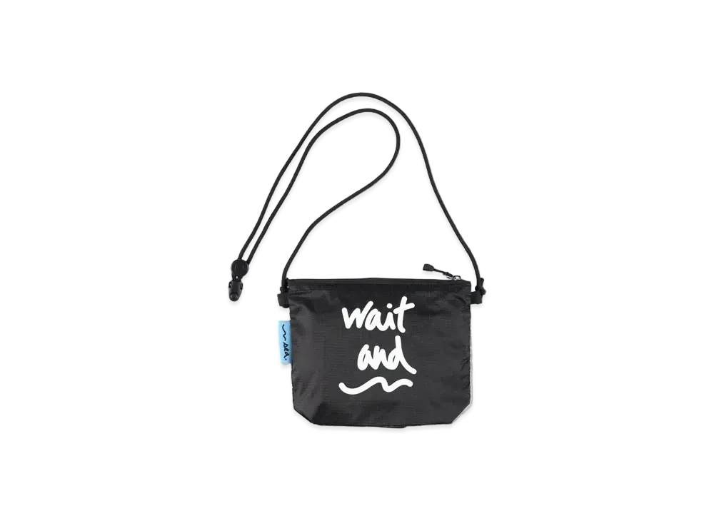WIND AND SEA x RON LOUIS Light Nylon Sacoche "Black"