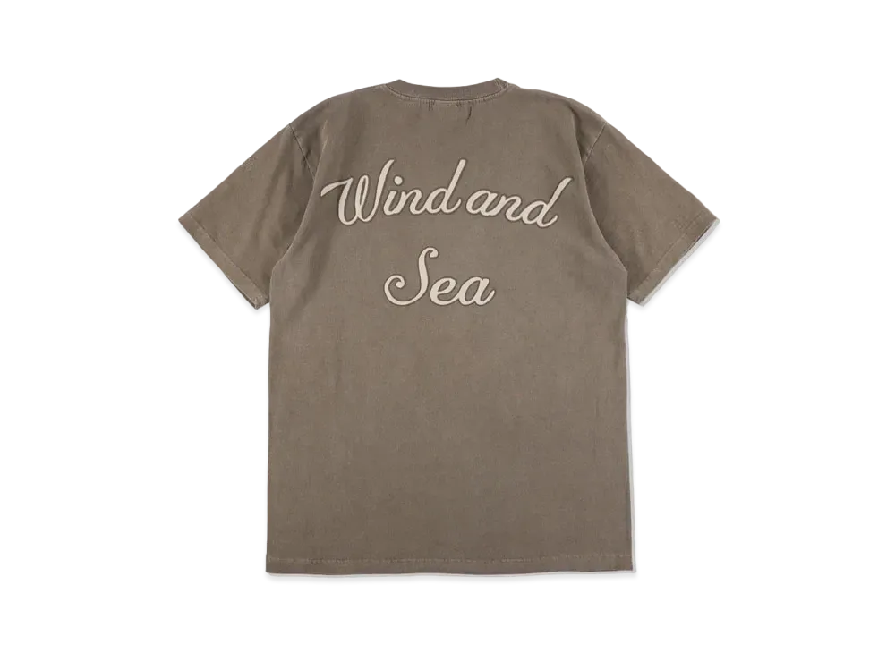 WIND AND SEA x RON LOUIS Retro Brown Tee "Brown"