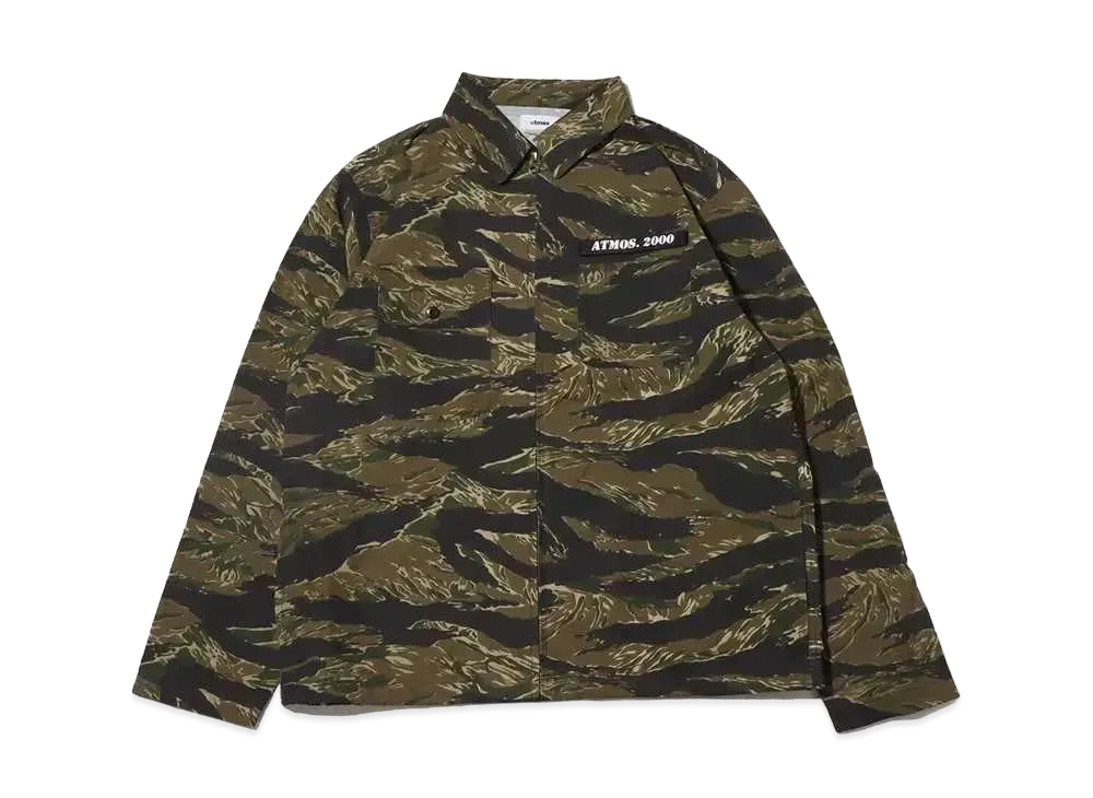 atmos C/N Zipper Field Shirt Jacket "Camo"