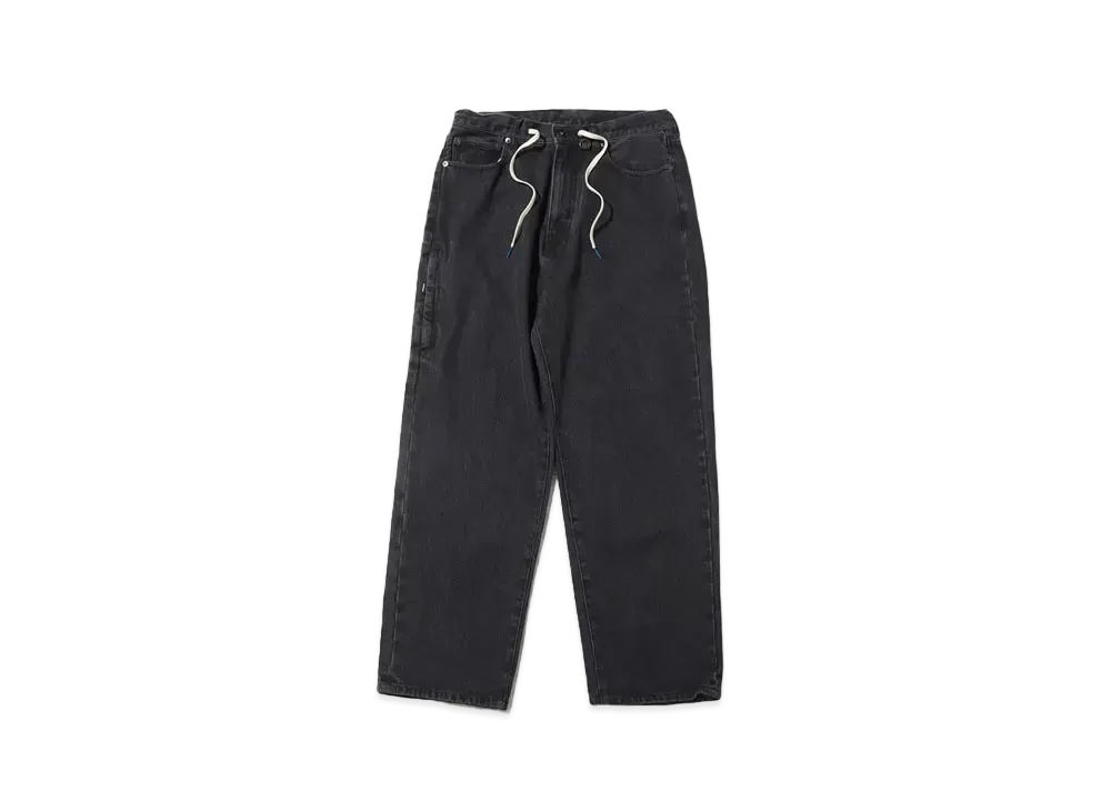 atmos Baggy Tapered Denim Pants "Black"