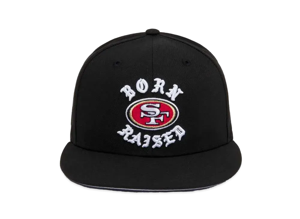 NEW ERA x Born x Raised x NFL + 49ers Snapback Rocker Hat 