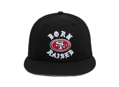 NEW ERA x Born x Raised x NFL + 49ers Snapback Rocker Hat "Black"