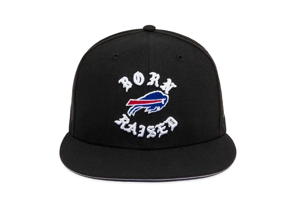 NEW ERA x Born x Raised x NFL + Bills Snapback Rocker Hat "Black"