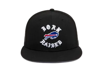 NEW ERA x Born x Raised x NFL + Bills Snapback Rocker Hat "Black"